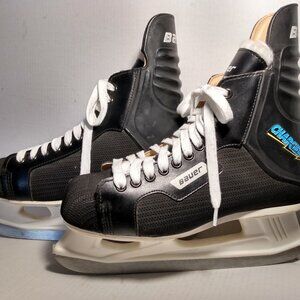 Bauer Charger Boys Youth Hockey Ice Skates DD J 10 94 ~ Great Condition